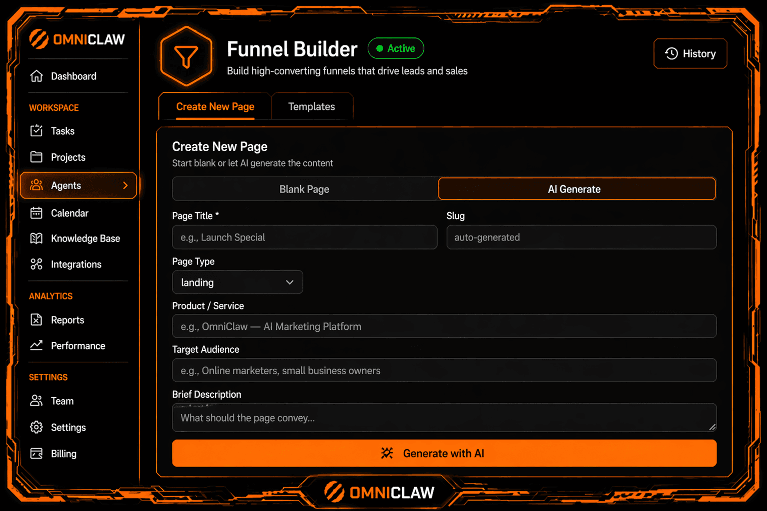 Funnel Builder