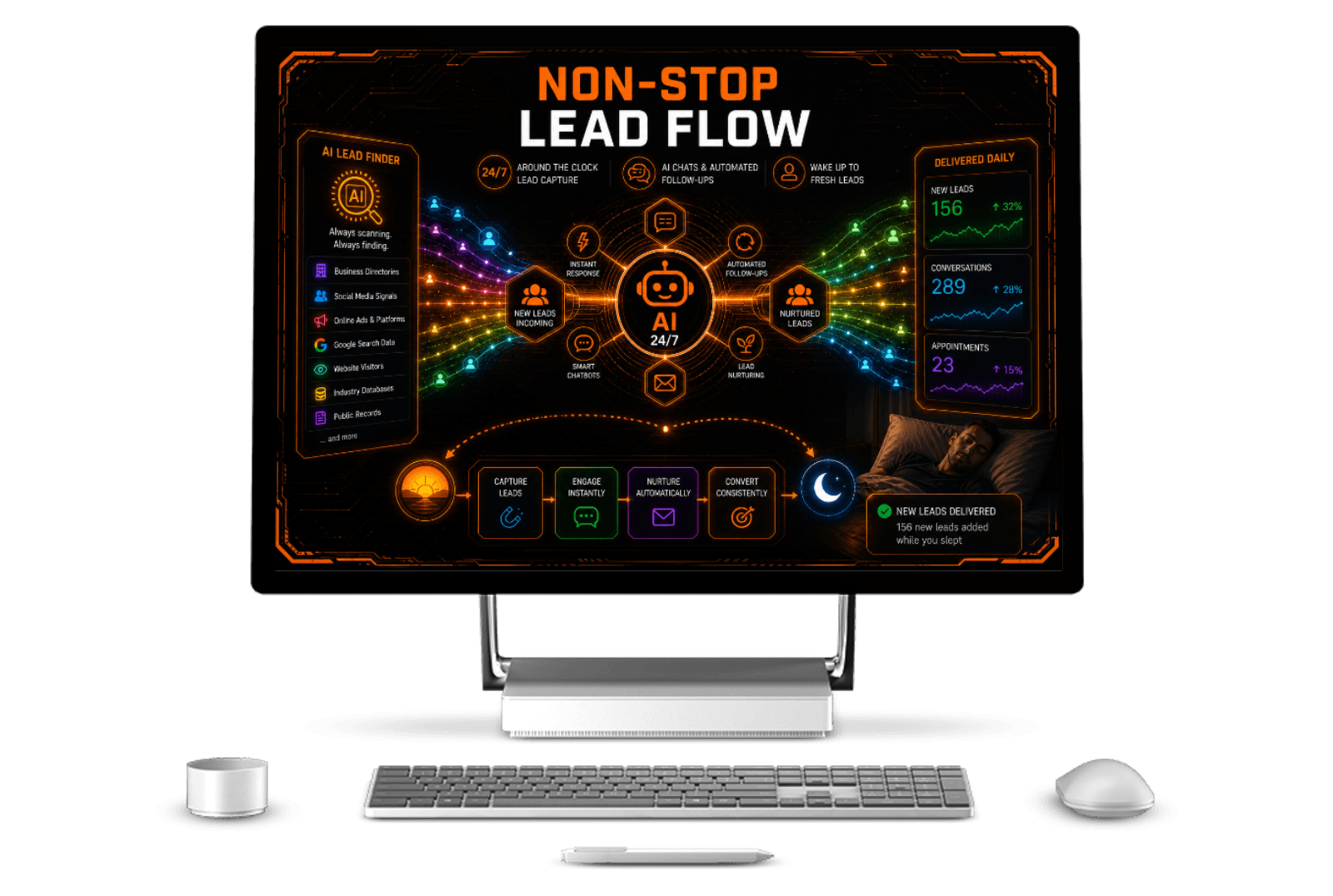 Non-Stop Lead Flow