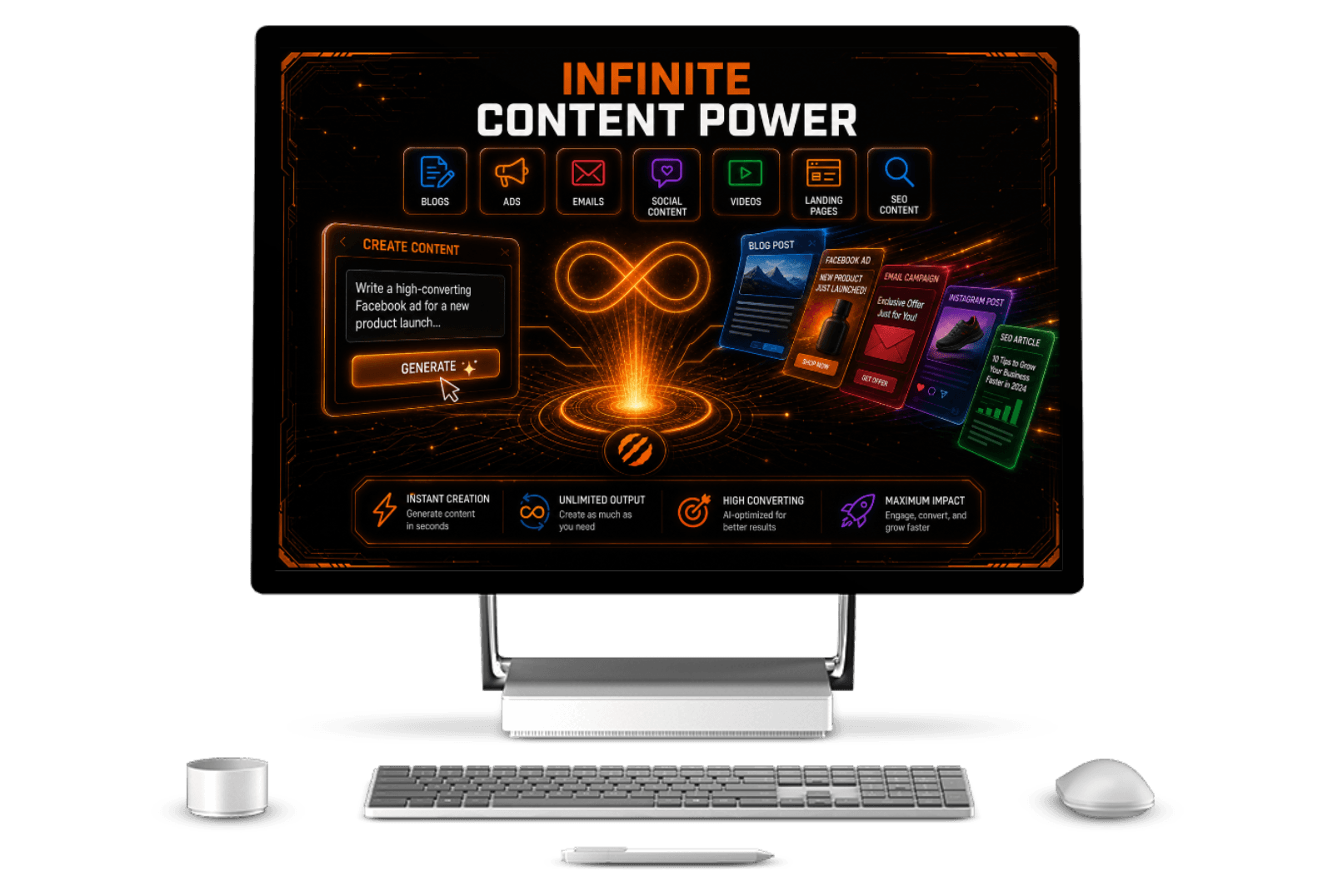 Infinite Content Power