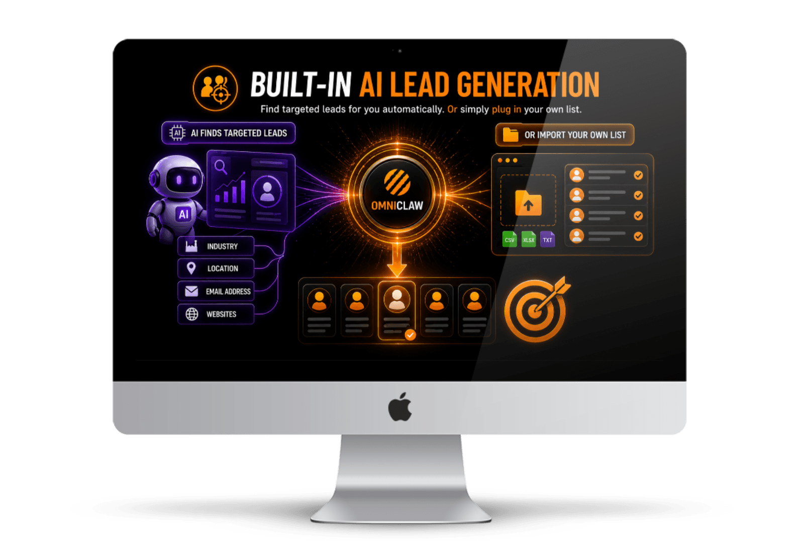 Built-in AI Lead Generation