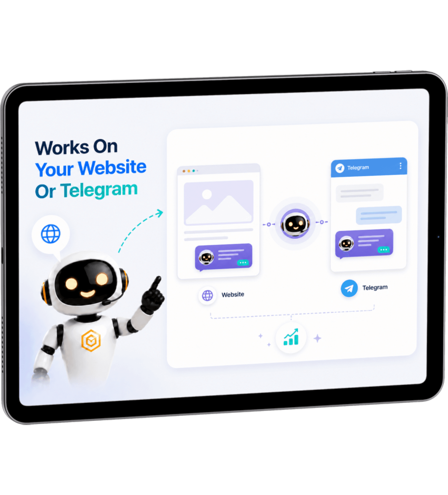 Works On Your Website Or Telegram