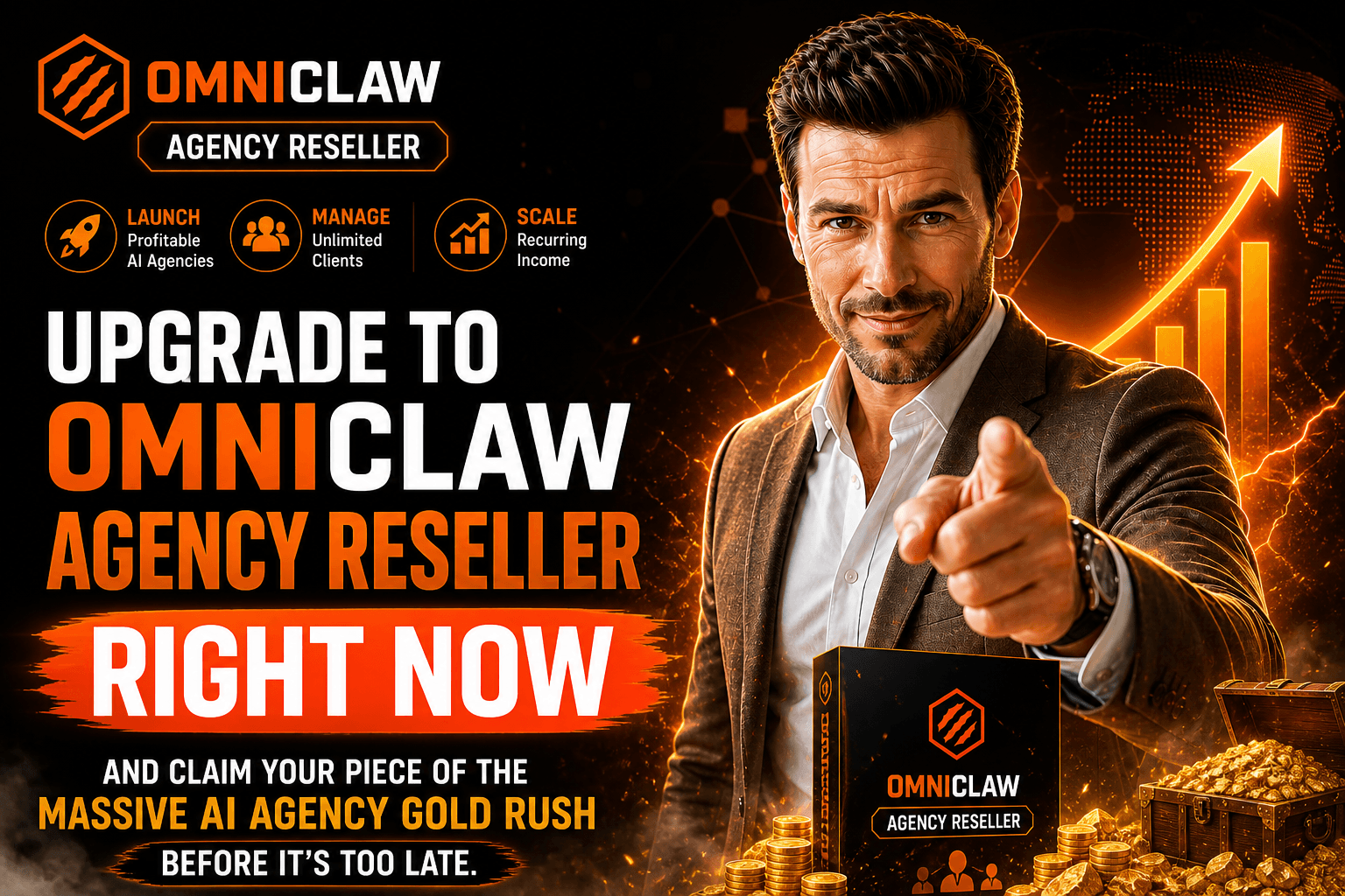 Upgrade to OmniClaw Agency Reseller right now